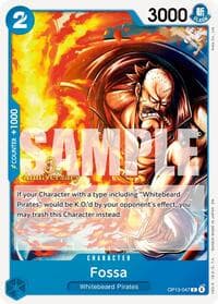 Fossa - Carrying On His Will: 3rd Anniversary Tournament Cards - One Piece Card Game card