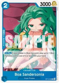 Boa Sandersonia - Carrying On His Will: 3rd Anniversary Tournament Cards - One Piece Card Game card