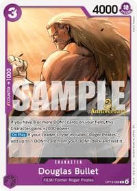 Douglas Bullet - Carrying On His Will: 3rd Anniversary Tournament Cards - One Piece Card Game card