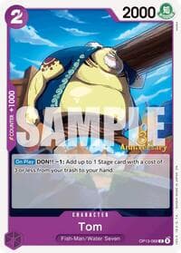 Tom - Carrying On His Will: 3rd Anniversary Tournament Cards - One Piece Card Game card