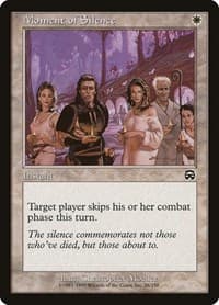 Moment of Silence - Mercadian Masques - Magic: The Gathering card