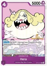 Hera - Carrying On His Will: 3rd Anniversary Tournament Cards - One Piece Card Game card