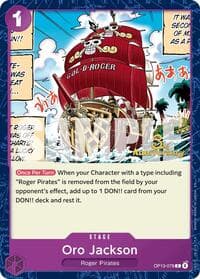 Oro Jackson - Carrying On His Will: 3rd Anniversary Tournament Cards - One Piece Card Game card