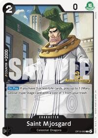 Saint Mjosgard - Carrying On His Will: 3rd Anniversary Tournament Cards - One Piece Card Game card
