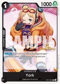 York - Carrying On His Will: 3rd Anniversary Tournament Cards - One Piece Card Game card