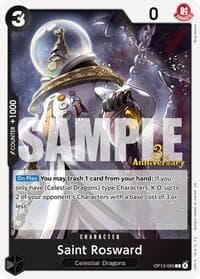 Saint Rosward - Carrying On His Will: 3rd Anniversary Tournament Cards - One Piece Card Game card