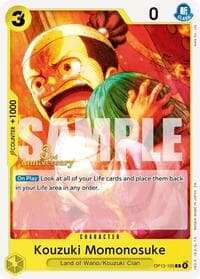 Kouzuki Momonosuke - Carrying On His Will: 3rd Anniversary Tournament Cards - One Piece Card Game card