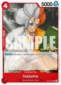 Inazuma - Carrying On His Will: 3rd Anniversary Tournament Cards - One Piece Card Game card