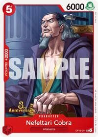 Nefeltari Cobra - Carrying On His Will: 3rd Anniversary Tournament Cards - One Piece Card Game card