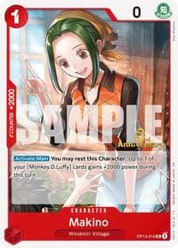 Makino - Carrying On His Will: 3rd Anniversary Tournament Cards - One Piece Card Game card