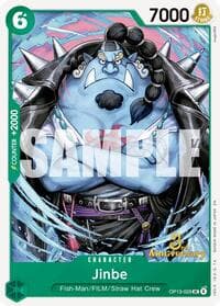 Jinbe - Carrying On His Will: 3rd Anniversary Tournament Cards - One Piece Card Game card