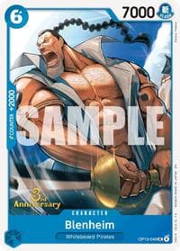 Blenheim - Carrying On His Will: 3rd Anniversary Tournament Cards - One Piece Card Game card