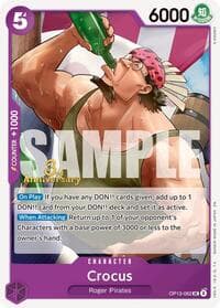 Crocus - Carrying On His Will: 3rd Anniversary Tournament Cards - One Piece Card Game card