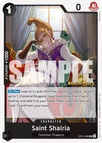 Saint Shalria - Carrying On His Will: 3rd Anniversary Tournament Cards - One Piece Card Game card