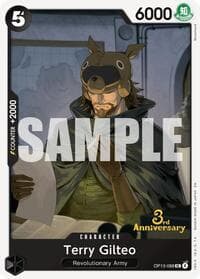 Terry Gilteo - Carrying On His Will: 3rd Anniversary Tournament Cards - One Piece Card Game card