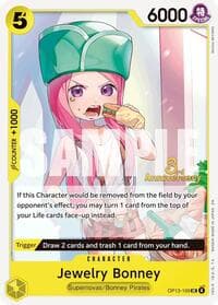 Jewelry Bonney (109) - Carrying On His Will: 3rd Anniversary Tournament Cards - One Piece Card Game card