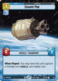 Escape Pod (Hyperspace Foil) - Secrets of Power - Star Wars: Unlimited card