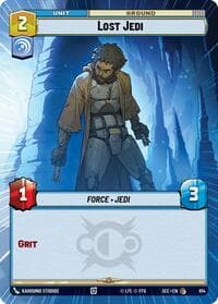 Lost Jedi (Hyperspace Foil) - Secrets of Power - Star Wars: Unlimited card