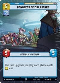 Congress of Malastare (Hyperspace Foil) - Secrets of Power - Star Wars: Unlimited card