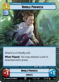 Nimble Prowess (Hyperspace Foil) - Secrets of Power - Star Wars: Unlimited card