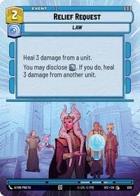 Relief Request (Hyperspace Foil) - Secrets of Power - Star Wars: Unlimited card
