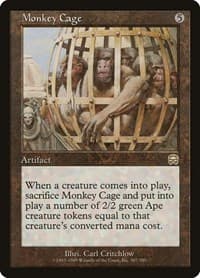 Monkey Cage - Mercadian Masques - Magic: The Gathering card