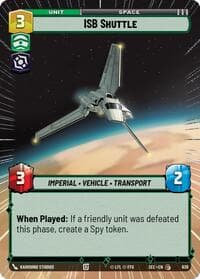 ISB Shuttle (Hyperspace Foil) - Secrets of Power - Star Wars: Unlimited card