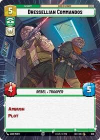 Dressellian Commandos (Hyperspace Foil) - Secrets of Power - Star Wars: Unlimited card
