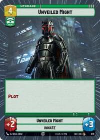 Unveiled Might (Hyperspace Foil) - Secrets of Power - Star Wars: Unlimited card