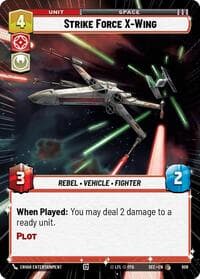 Strike Force X-Wing (Hyperspace Foil) - Secrets of Power - Star Wars: Unlimited card
