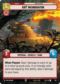 AAT Incinerator (Hyperspace Foil) - Secrets of Power - Star Wars: Unlimited card