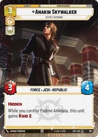 Anakin Skywalker - Secret Husband (Hyperspace Foil) - Secrets of Power - Star Wars: Unlimited card