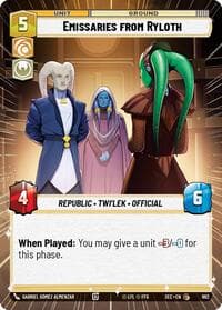 Emissaries from Ryloth (Hyperspace Foil) - Secrets of Power - Star Wars: Unlimited card