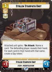 Stolen Starpath Unit (Hyperspace Foil) - Secrets of Power - Star Wars: Unlimited card