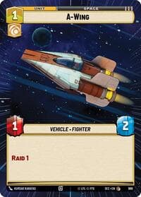 A-Wing (Hyperspace Foil) - Secrets of Power - Star Wars: Unlimited card
