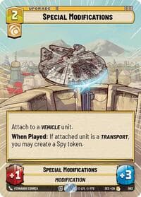 Special Modifications (Hyperspace Foil) - Secrets of Power - Star Wars: Unlimited card