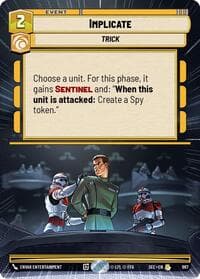 Implicate (Hyperspace Foil) - Secrets of Power - Star Wars: Unlimited card