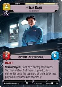 Elia Kane - False Convert (Hyperspace Foil) - Secrets of Power - Star Wars: Unlimited card