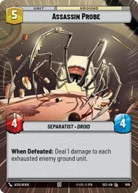 Assassin Probe (Hyperspace Foil) - Secrets of Power - Star Wars: Unlimited card
