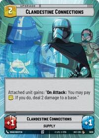 Clandestine Connections (Hyperspace Foil) - Secrets of Power - Star Wars: Unlimited card