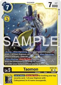 Taomon - Starter Deck 22: Amethyst Mandala Advanced Deck Set - Digimon Card Game card