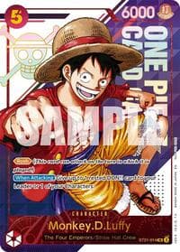 Monkey.D.Luffy - ST21-014 (3rd Anniversary Treasure Campaign Pack) - One Piece Promotion Cards - One Piece Card Game card