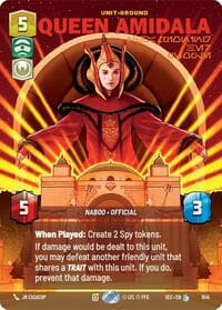 Queen Amidala - Championing Her People (Prestige) - Secrets of Power - Star Wars: Unlimited card