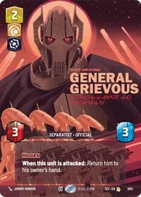 General Grievous - Scuttling to Safety (Prestige) - Secrets of Power - Star Wars: Unlimited card
