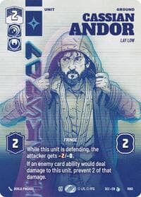 Cassian Andor - Lay Low (Prestige) - Secrets of Power - Star Wars: Unlimited card