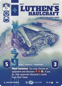 Luthen's Haulcraft - Countermeasures Armed (Prestige) - Secrets of Power - Star Wars: Unlimited card