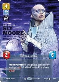 Sly Moore - Witness to Power (Prestige Foil) - Secrets of Power - Star Wars: Unlimited card