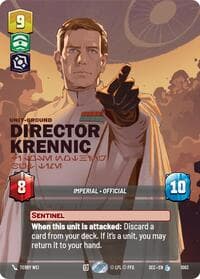 Director Krennic - I Lose Nothing But Time (Prestige Foil) - Secrets of Power - Star Wars: Unlimited card