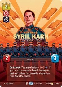 Syril Karn - Where Is He? (Prestige Foil) - Secrets of Power - Star Wars: Unlimited card