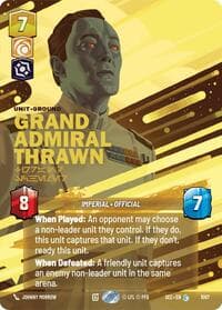 Grand Admiral Thrawn - Grand Schemer (Prestige Foil) - Secrets of Power - Star Wars: Unlimited card